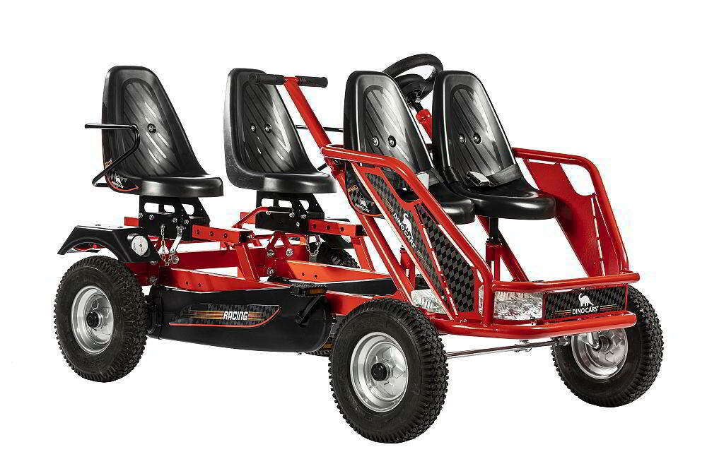 4 seater pedal car Dino 4 Seater Train F – Dino Cars