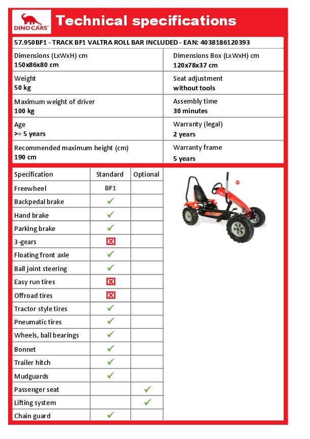 Dino Tracks Valtra BF1 + Roll Bar