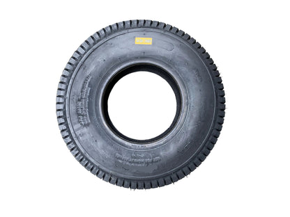 A black rubber tyre.
